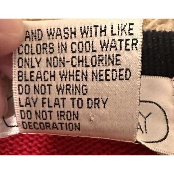 Mandal Bay Womans L Snowman Cardigan Red Christmas Sweater Holiday Frosty Ugly - Picture 7 of 12